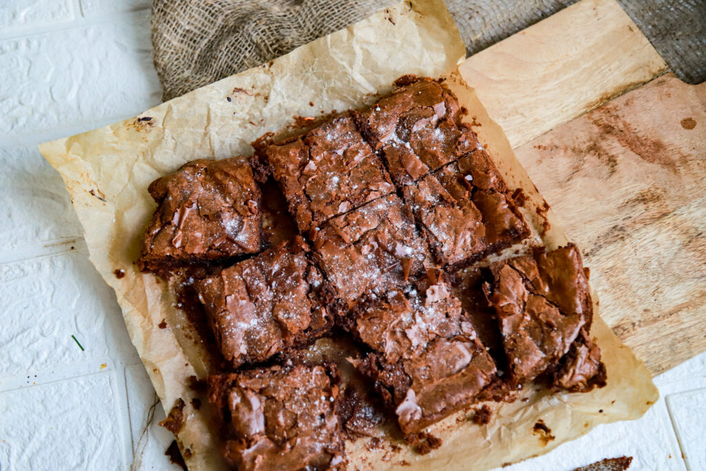 Drėgnas šokoladinis pyragas (brownie)